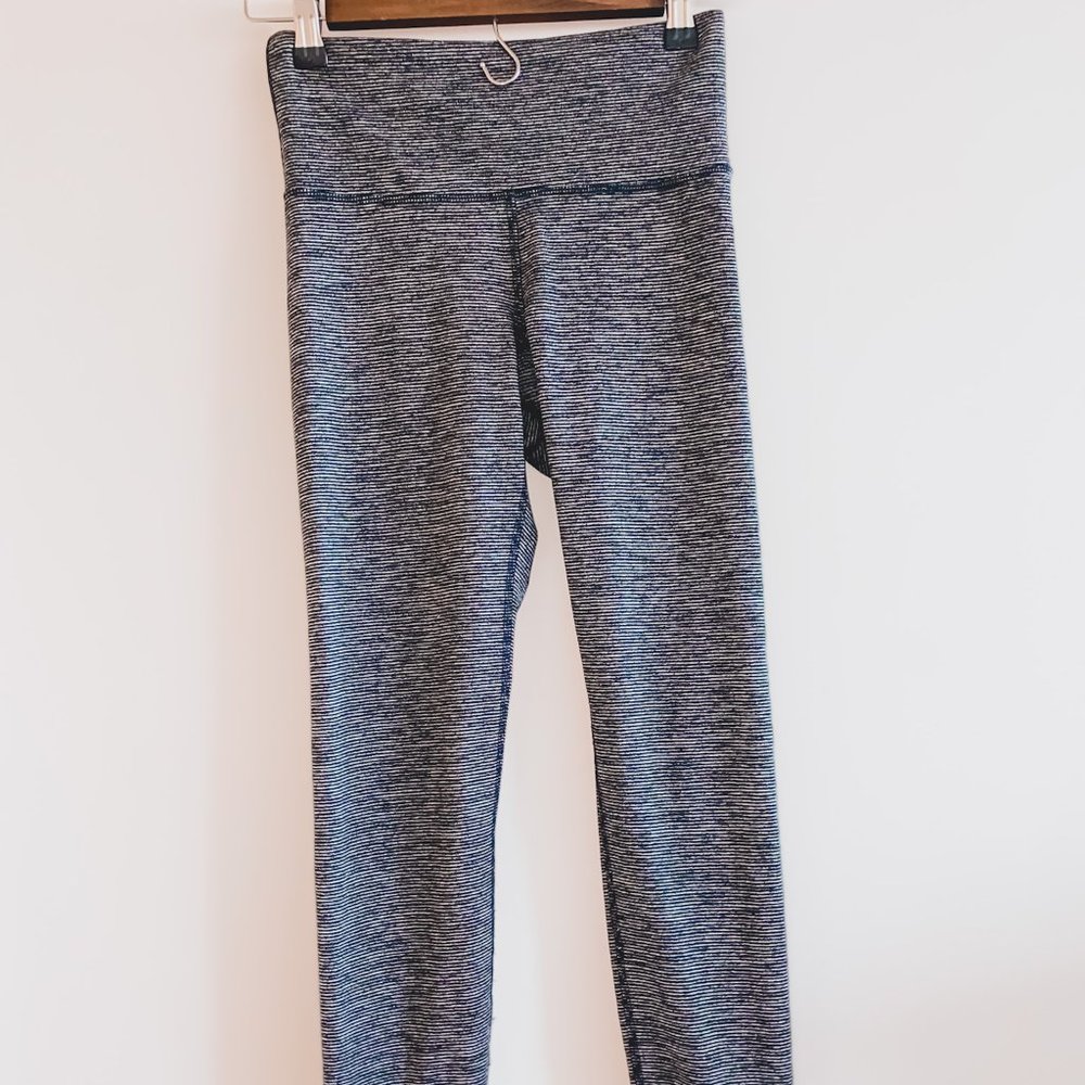 BUNDLE Striped Leggings + Grey Leggings- Athletic Lesuire